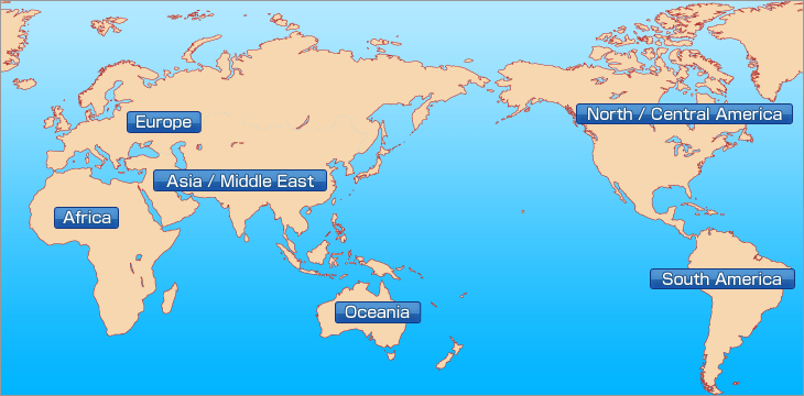 world map